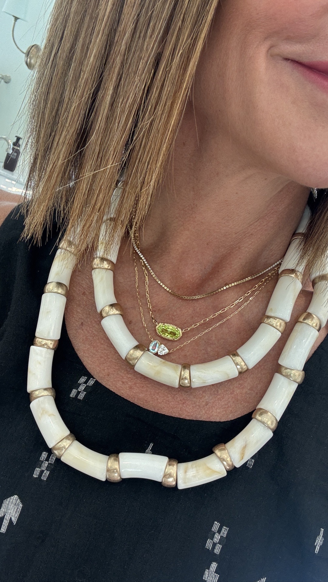 Summer jewelery
Necklace stacks

#LTKgrwm #LTKootd #LTKOver40