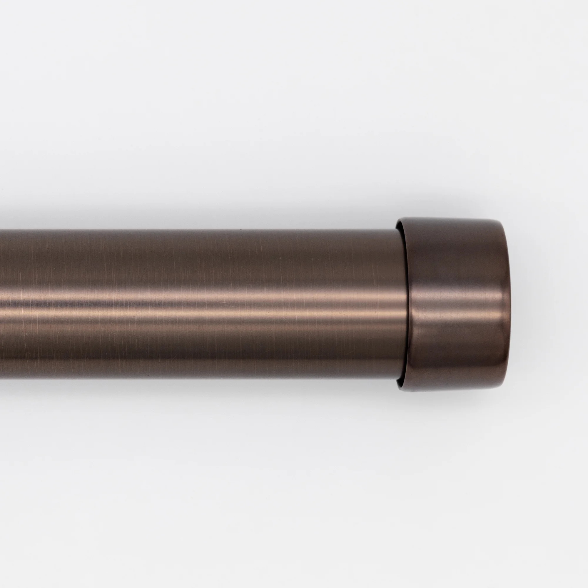 Better Homes & Gardens 1" Plated Oil Rubbed Bronze Cap Adjustable Single Curtain Rod Set, 42"-120... | Walmart (CA)