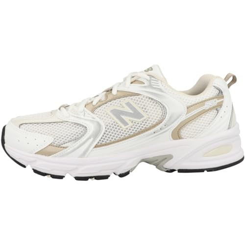 New Balance 530 Unisex Sneakers, White/Stoneware/Linen, 11.5 US Women/10 US Men | Amazon (US)