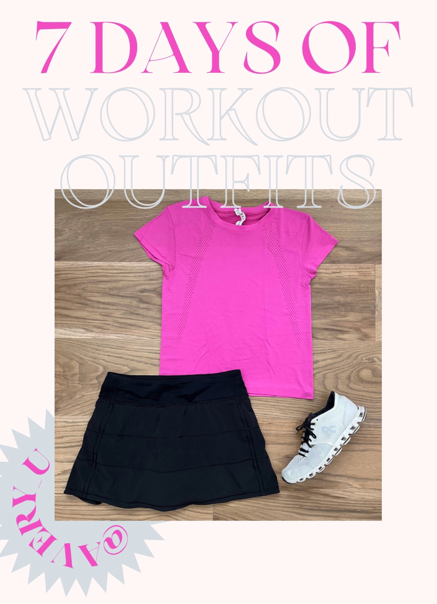 7 Days of Workout Outfits 

#LTKfit #LTKunder100 #LTKshoecrush