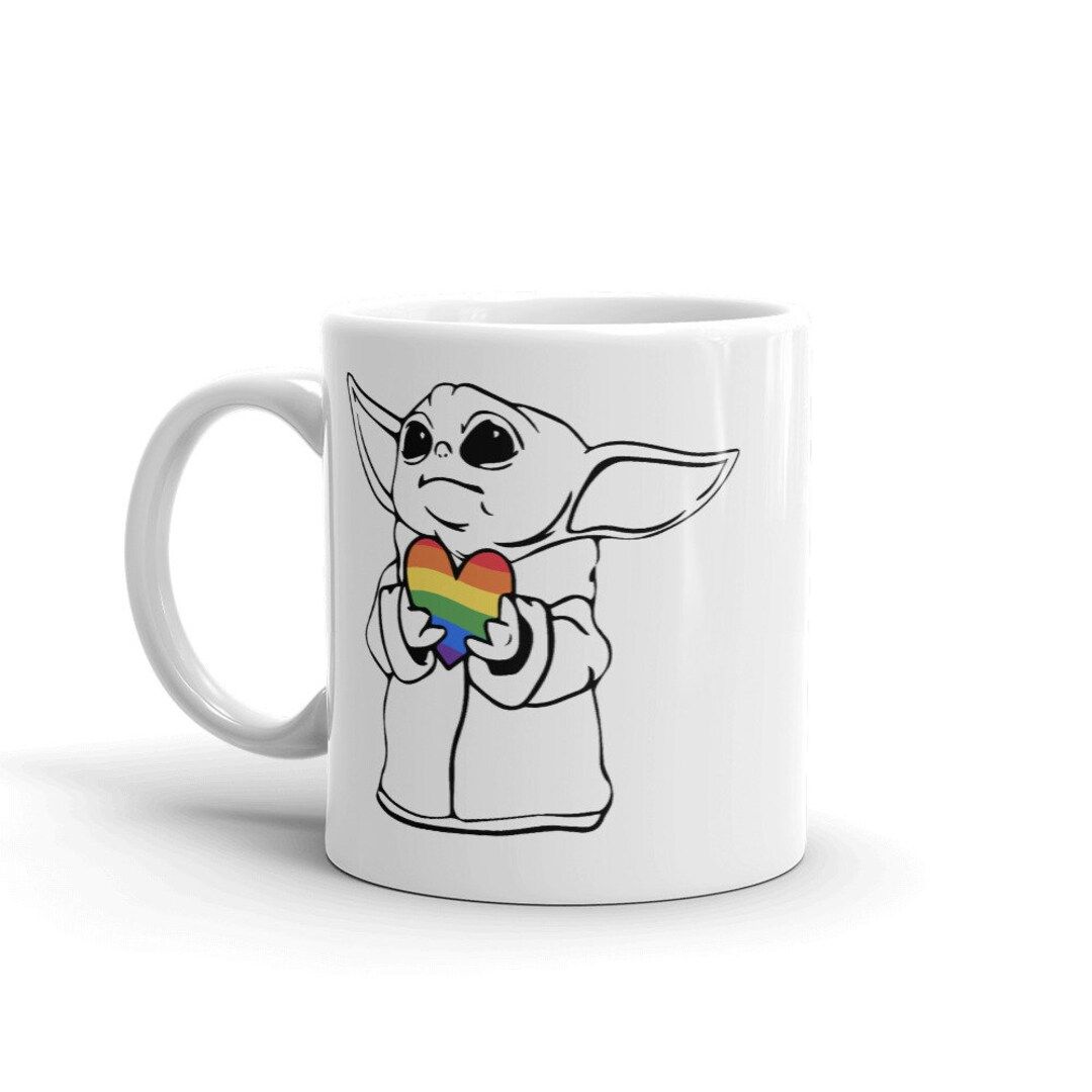 Baby Yoda LGBTQ Mug | Etsy (US)