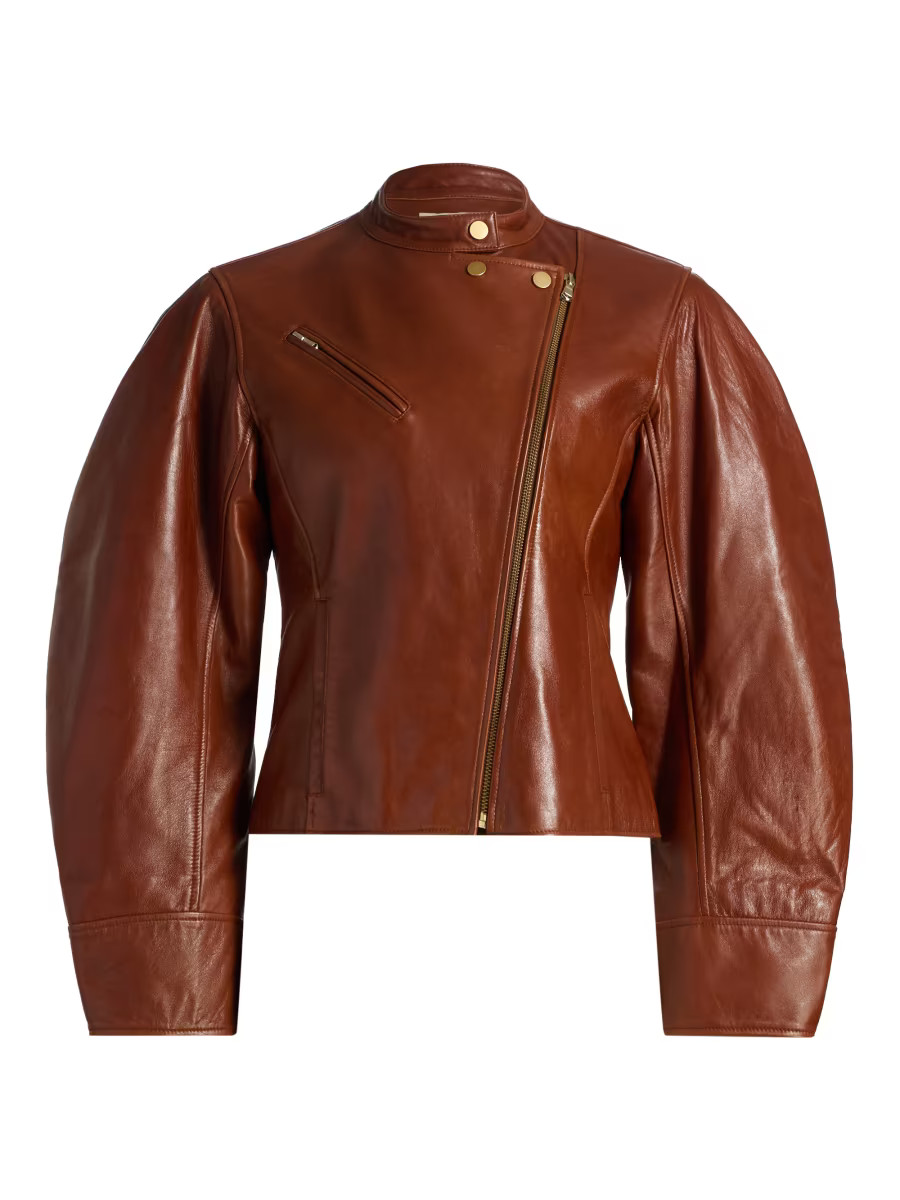 Ilaria Leather Biker Jacket | Saks Fifth Avenue