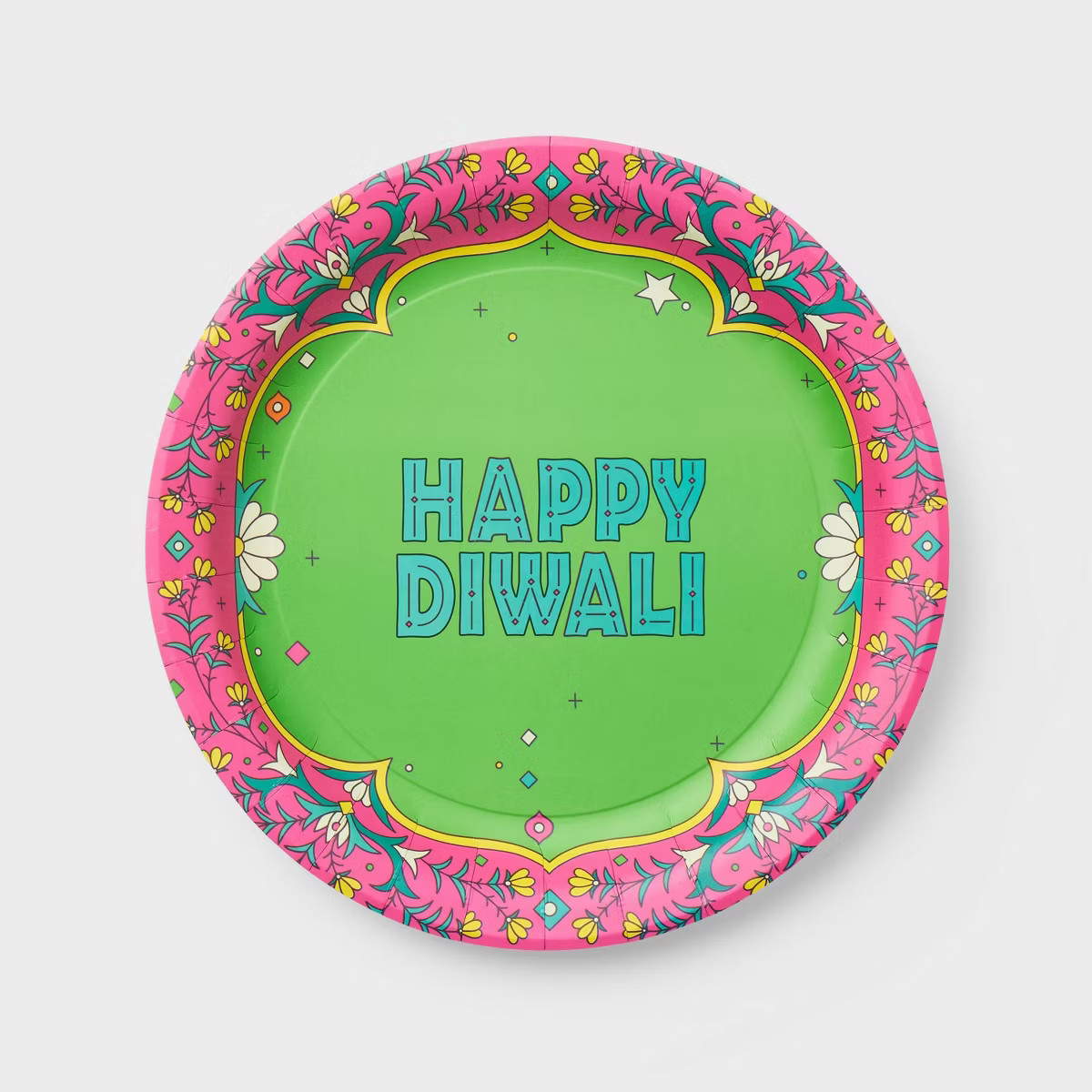 Diwali Decorative Disposable Paper Dinner Plates - 9" - 30ct | Target