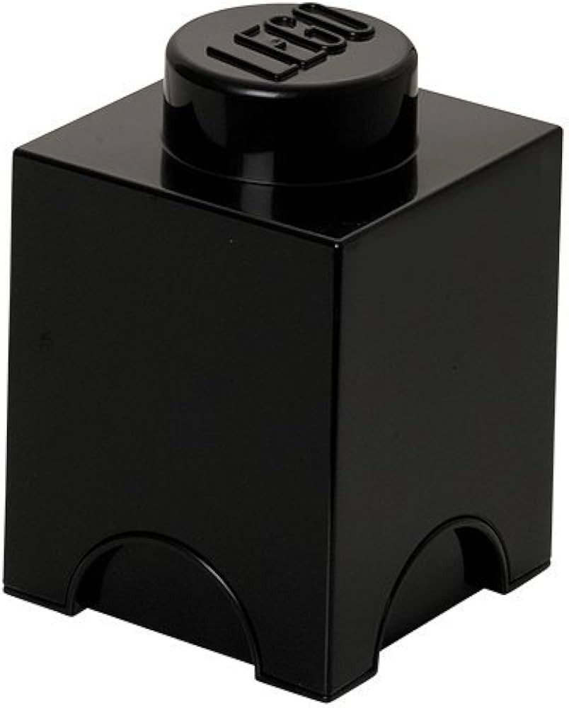 Room Copenhagen 1 Lego Brick Box, Black (40010633) | Amazon (US)