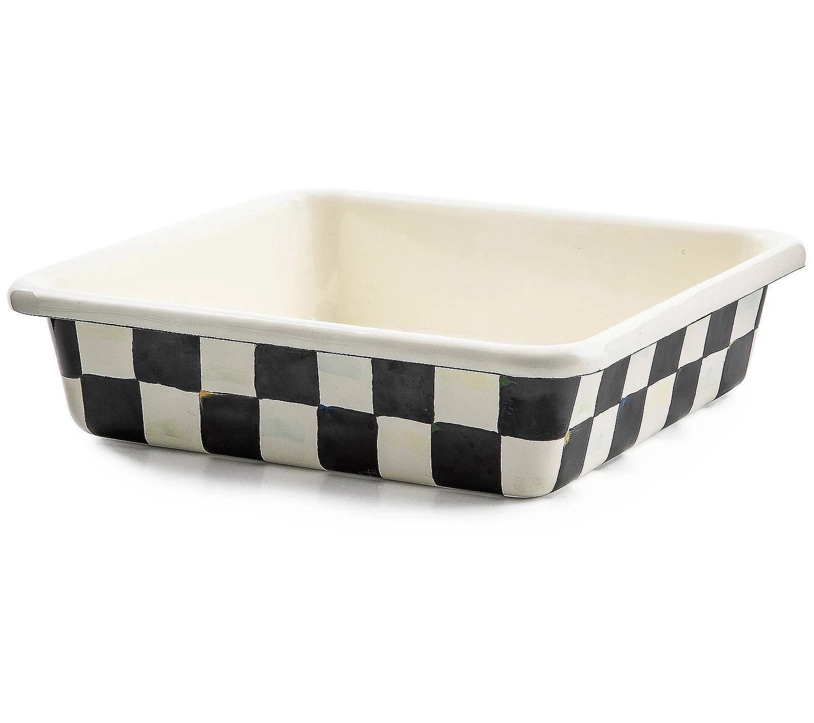 MacKenzie-Childs Courtly Check 8 Baking Pan | QVC