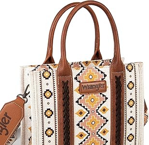 Wrangler Tote Bag Western Purses for Women Shoulder Boho Aztec Handbags | Amazon (US)