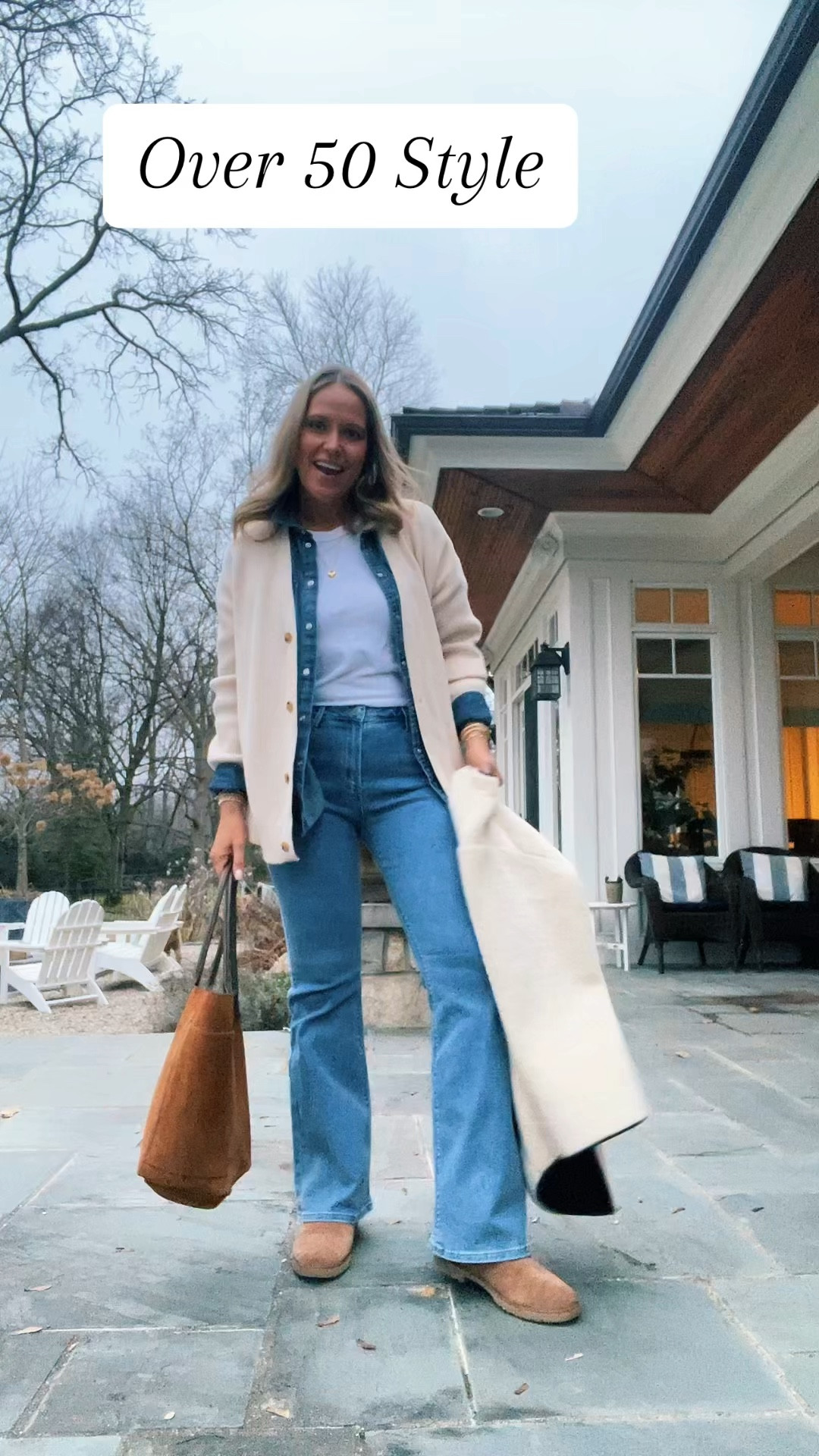 Errand running OOTD! Sweater large, shirt soze 10, jeans 29, coat medium!

#LTKover40 #LTKfindsunder50 #LTKmidsize