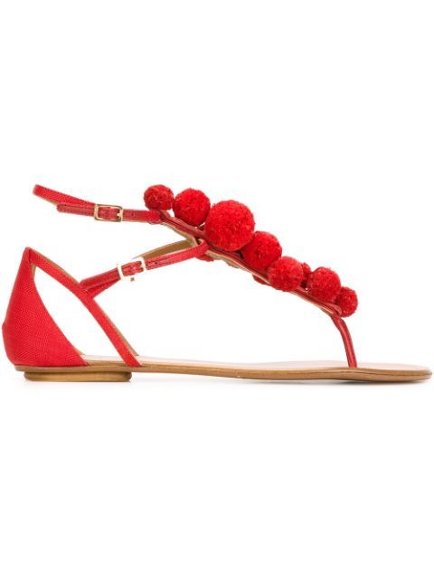 'Pompom' sandals | FarFetch US