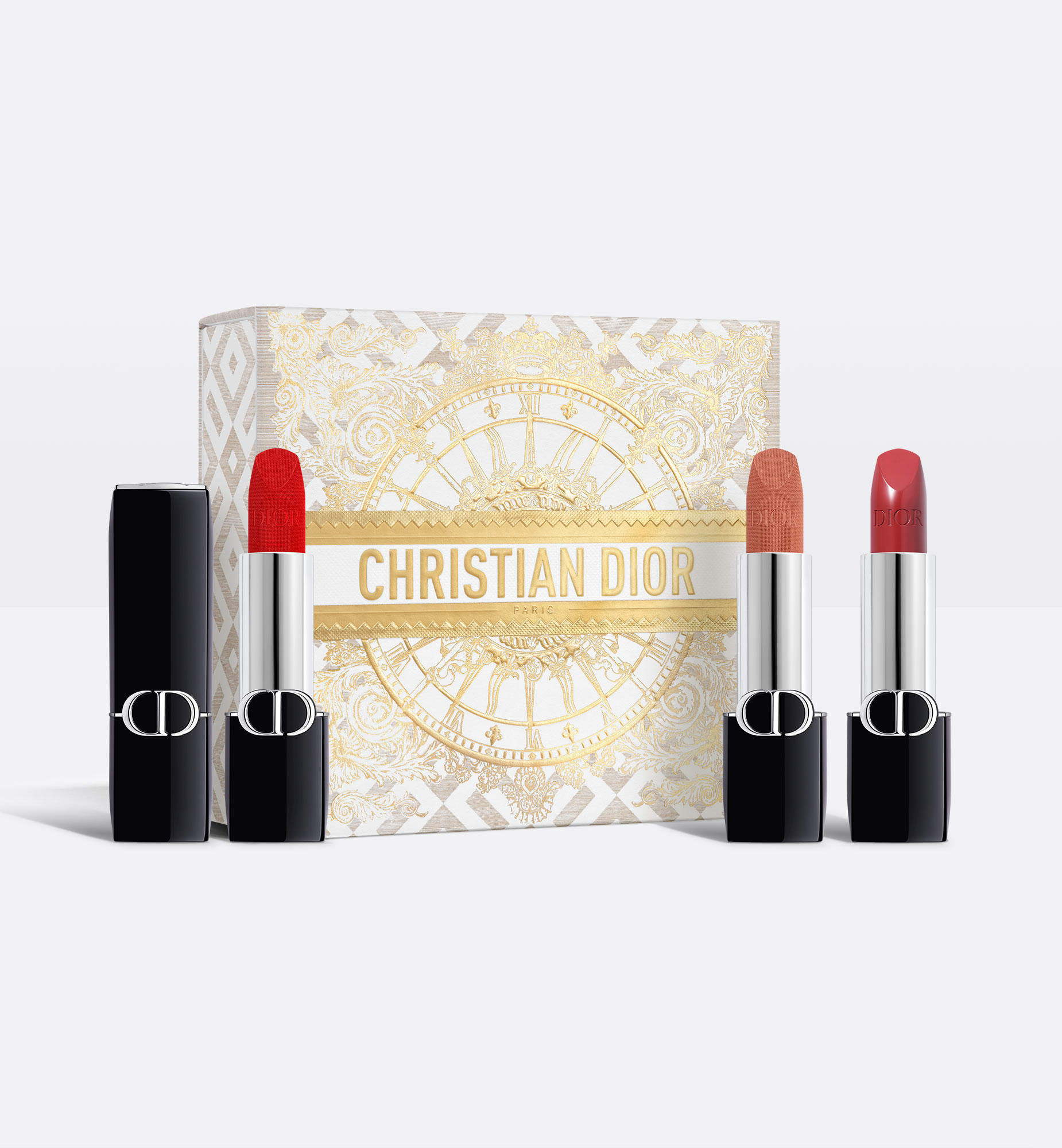 Rouge Dior Mini Lipstick Trio Holiday Gift Set | DIOR | Dior Beauty (US)
