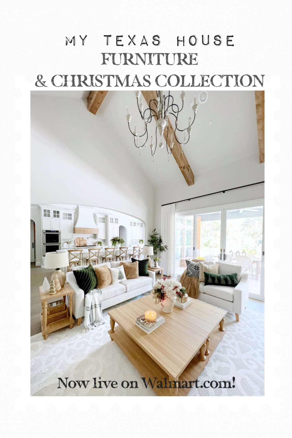 Shop the new MTH collection now at @walmart! #ad #walmart #walmarthome 
My Texas House furniture and Christmas collection 

#LTKHoliday #LTKSeasonal #LTKhome