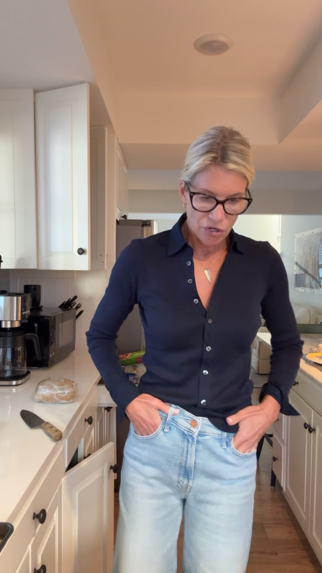 Greatest long sleeve ribbed tshirt for right now.  Paired either light wash  wide leg jeans and my tried and true clogs.  I’m in xs in shirt

#LTKootd #LTKOver40 #LTKSaleAlert