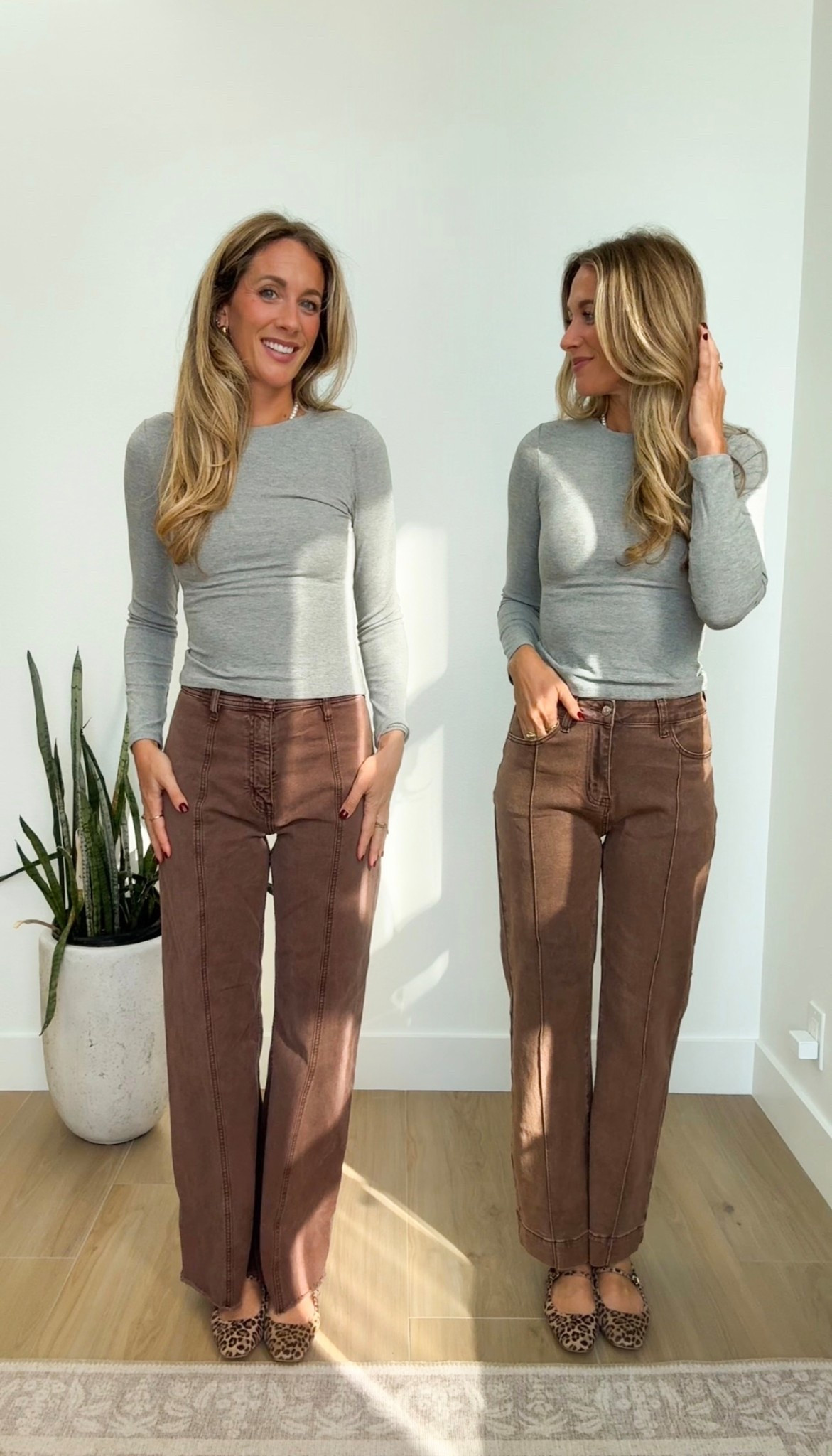 “Jeans and top” for all items

You can buy Pistola jeans at revolve or Nordstrom and I loved this brown color but the amazon ones also come in lots of other colors. The amazon pair looks pretty similar for so much less. The material on the amazon jeans is 90% Cotton, 10%Polyester. They come in 8 different colors and they have the front seam detail just like the pistola pair. I am wearing a size small and I am 5’9”. I am wearing a 27 in the Pistola jeans and they run true to size.
The cotton ribbed top is a skims look for less. #denim #pistola #jeans


#LTKOver40 #LTKSaleAlert #LTKFindsUnder50