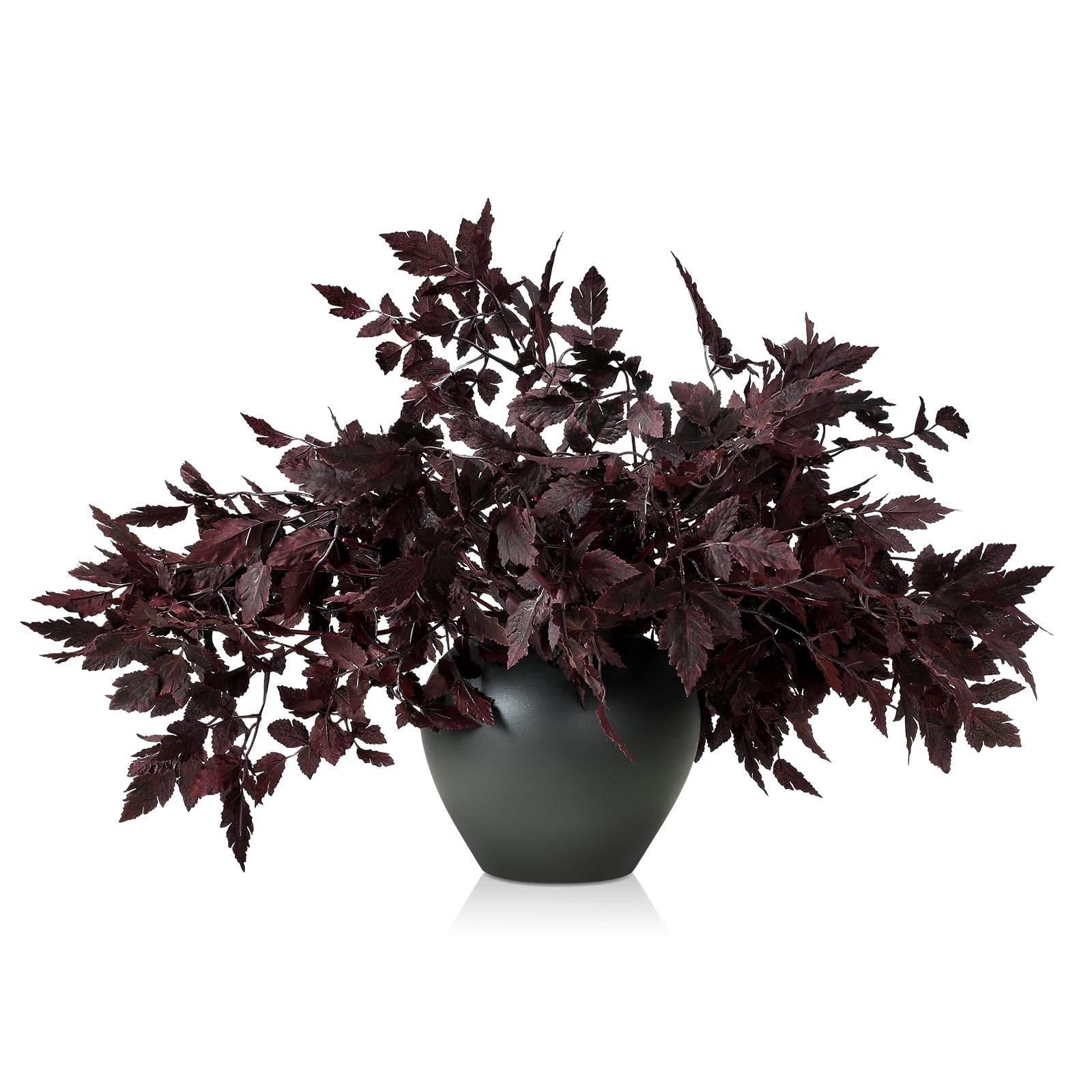 Lyrow 10 Pack Artificial Cimicifuga Plant Leaf Spray Faux Plum Cimicifuga Ramosa Leaf Branch Faux... | Amazon (US)