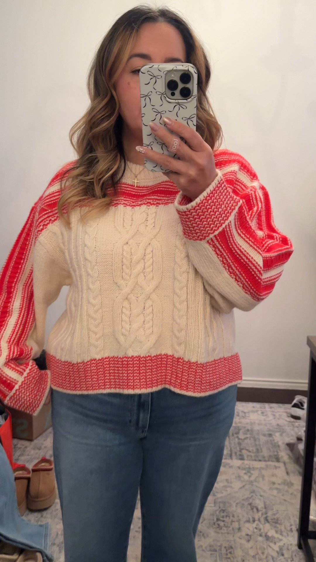 Today’s church outfit of the day! Also perfect for valentines day! Currently
On sale for $26🙌🏻 the Paige jeans are pricey but I did get them on sale♥️

#LTKootd #LTKmomlife #LTKgrwm