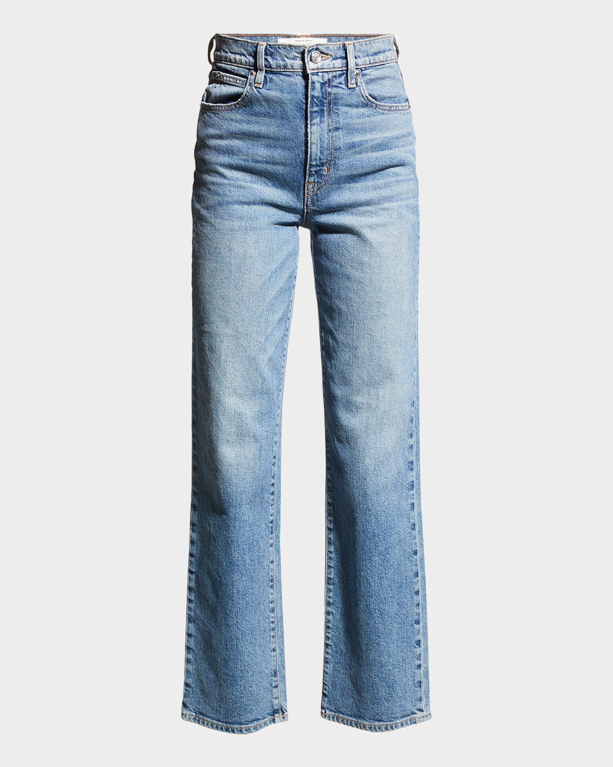 London High-Rise Straight-Leg Jeans | Neiman Marcus