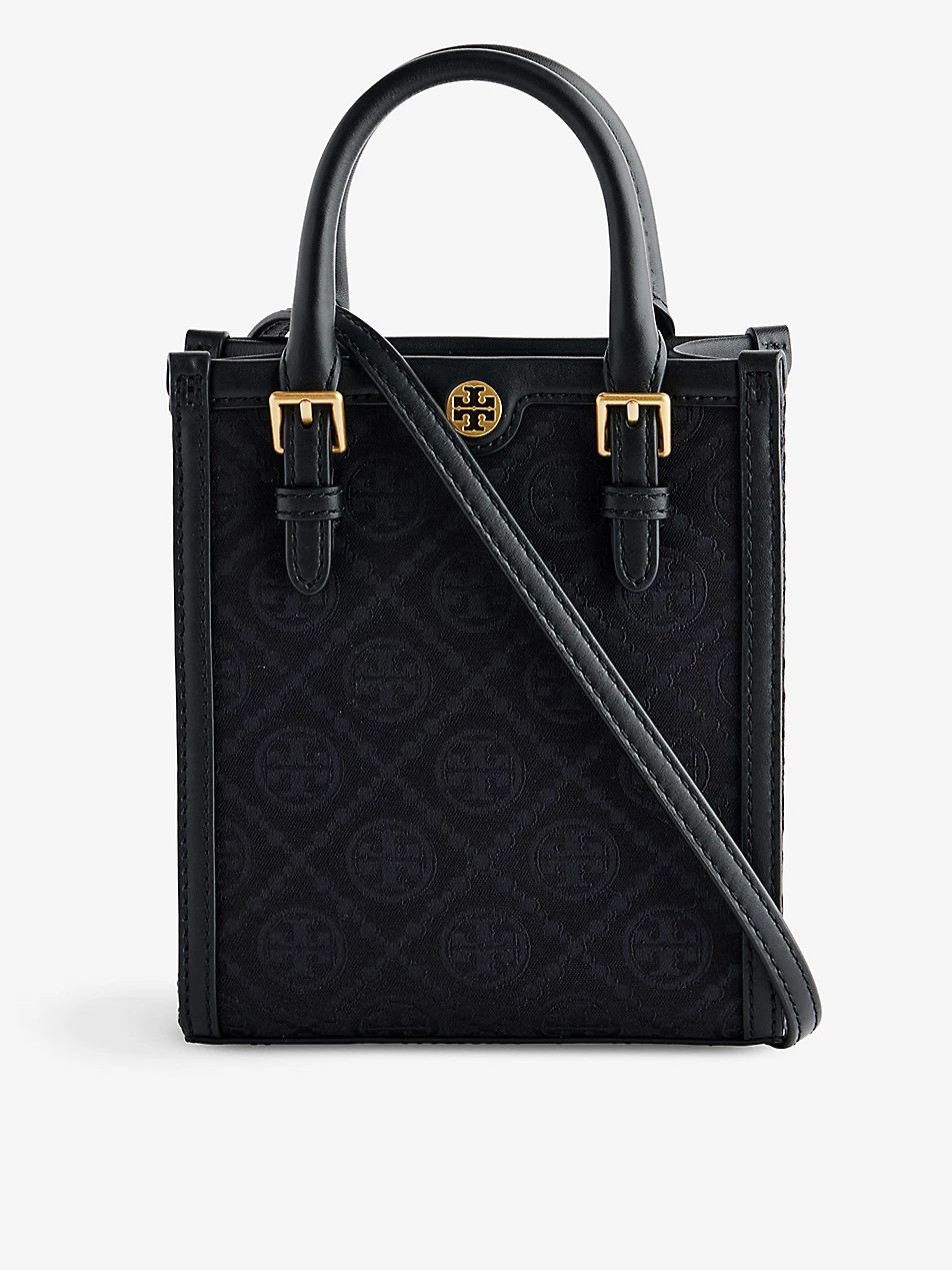 Monogram-embellished cotton-blend tote bag | Selfridges
