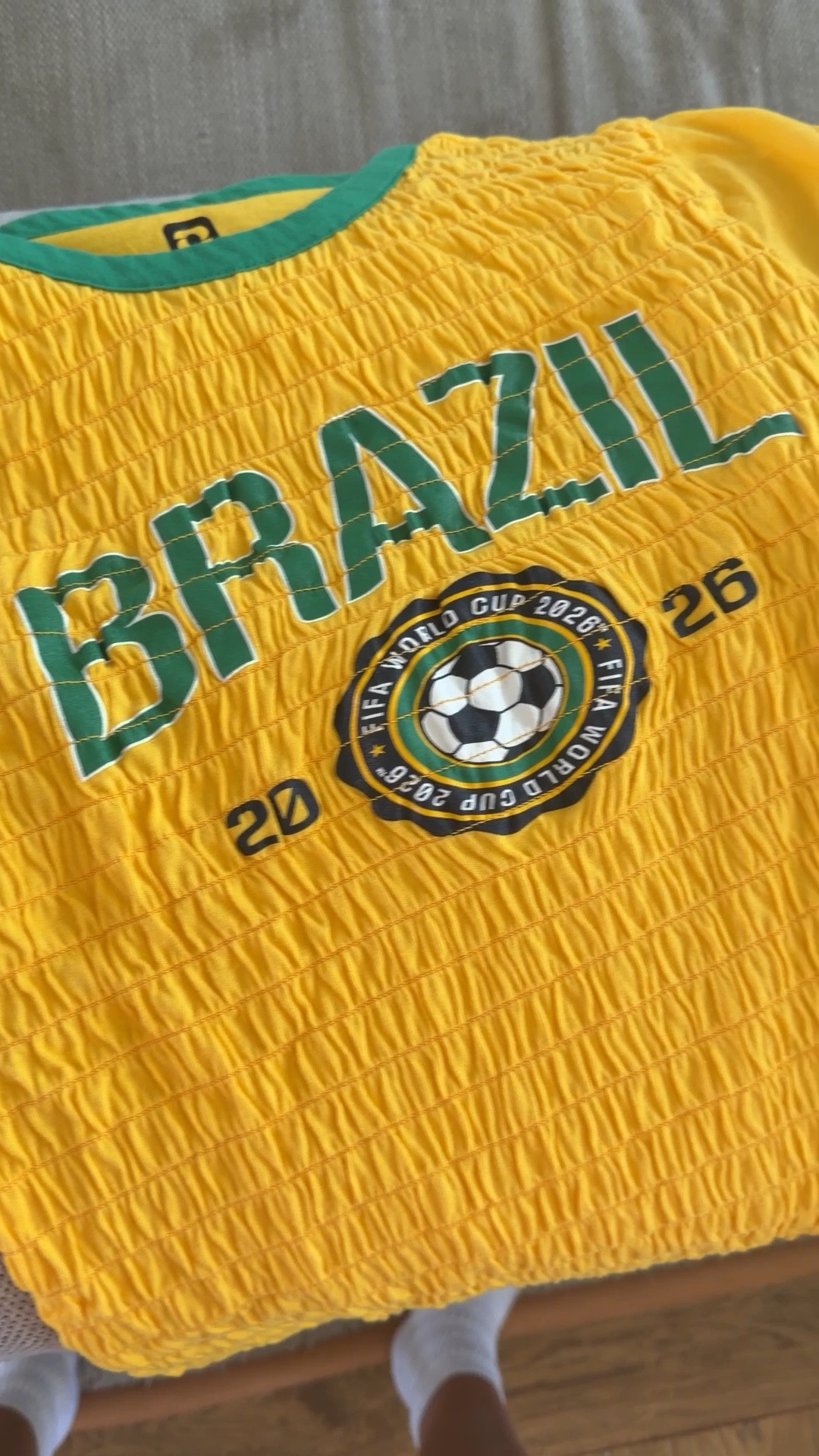 Got my Brazilian tops for the World Cup 🇧🇷⚽️ #oldnavy #worldcup

#LTKootd