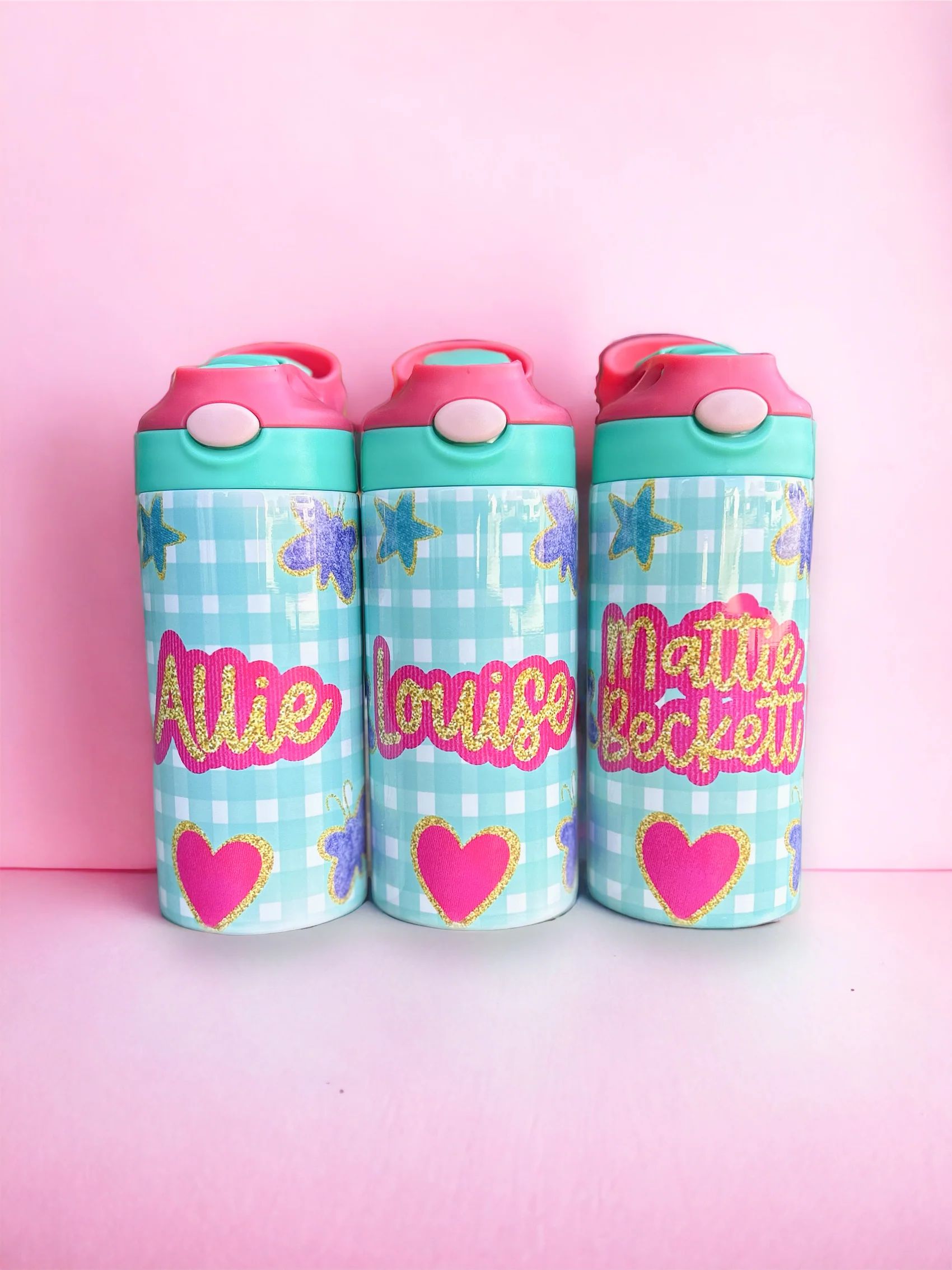 Girly Patch Water Bottle | Mag & Mills