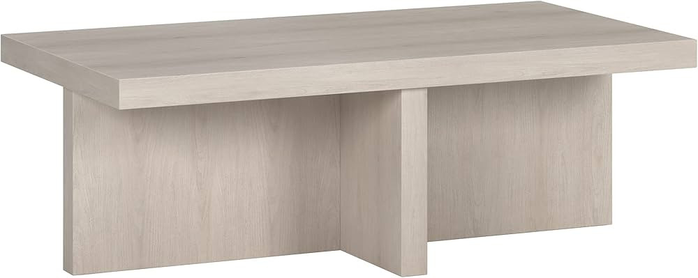 Henn&Hart Elna Coffee Table, 44" Wide, White | Amazon (US)