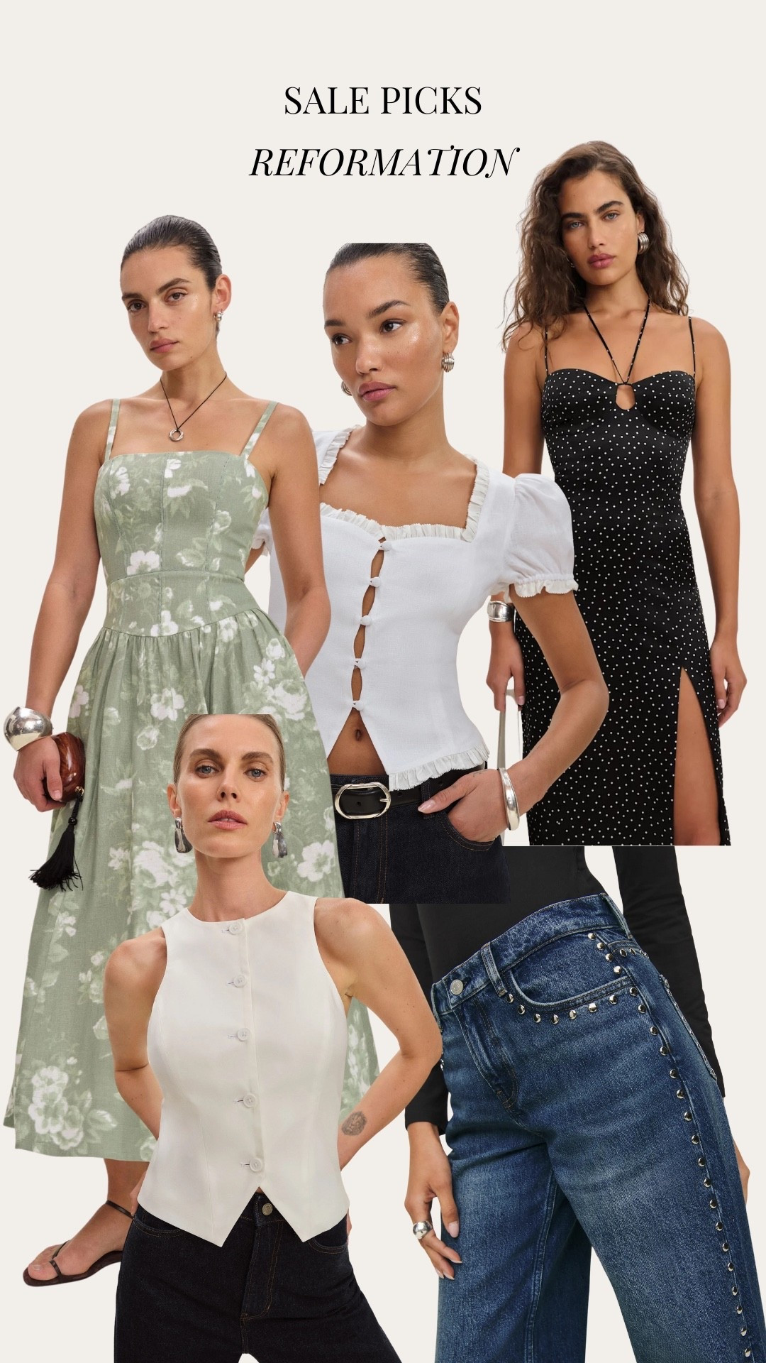 There are so many gorgeous items in the Reformation sale I couldn’t fit them into one edit 🫢 So this is Edit One! 

#LTKsale #LTKuk #LTKsummer