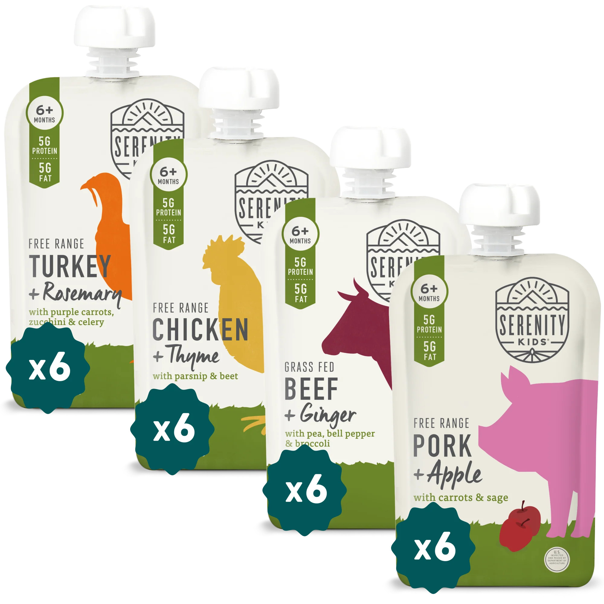 Baby Meats Herbs: Variety Pack | Serenity Kids