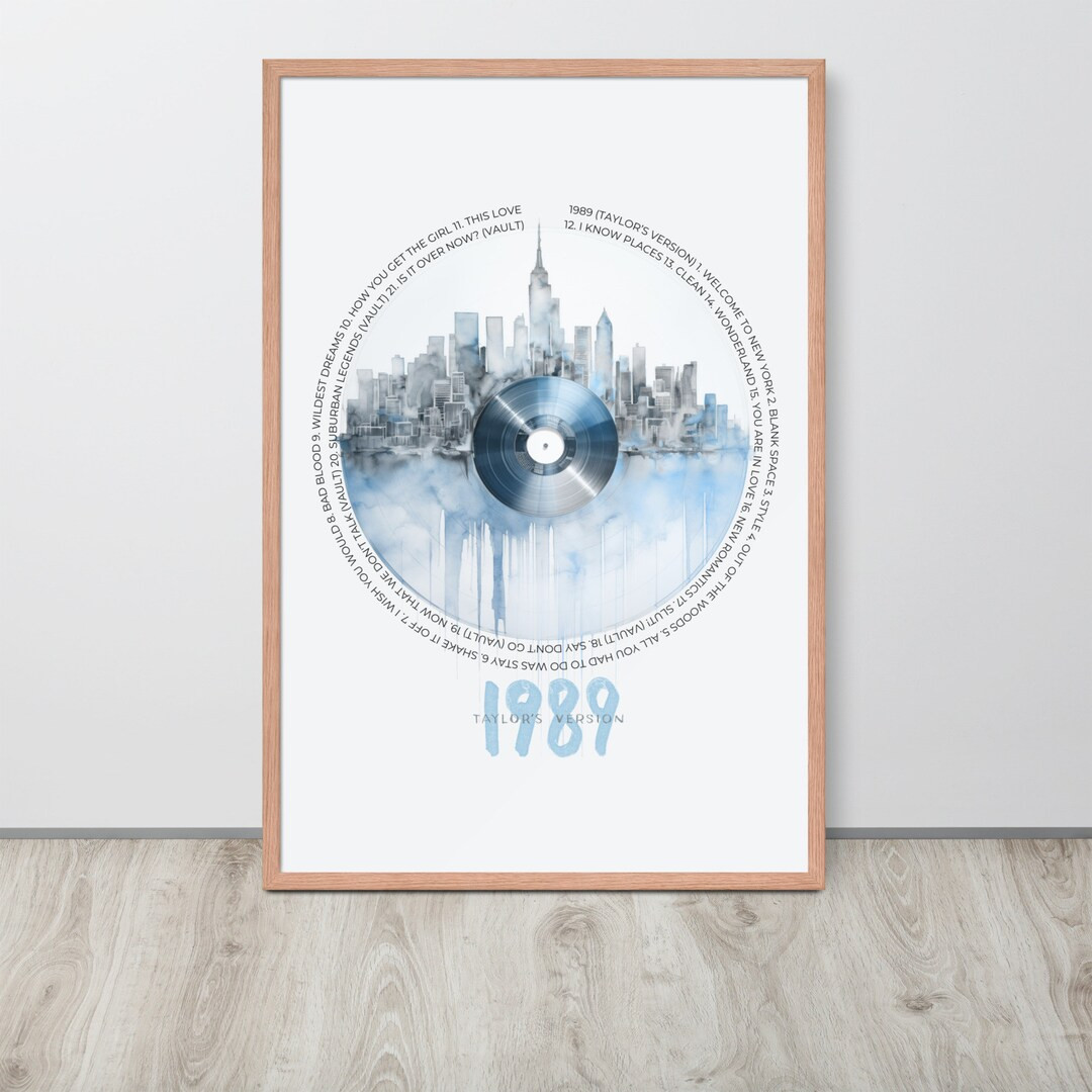 Taylor Swift 1989 taylor's Version Album Poster Original Watercolor Art Print - Etsy | Etsy (US)
