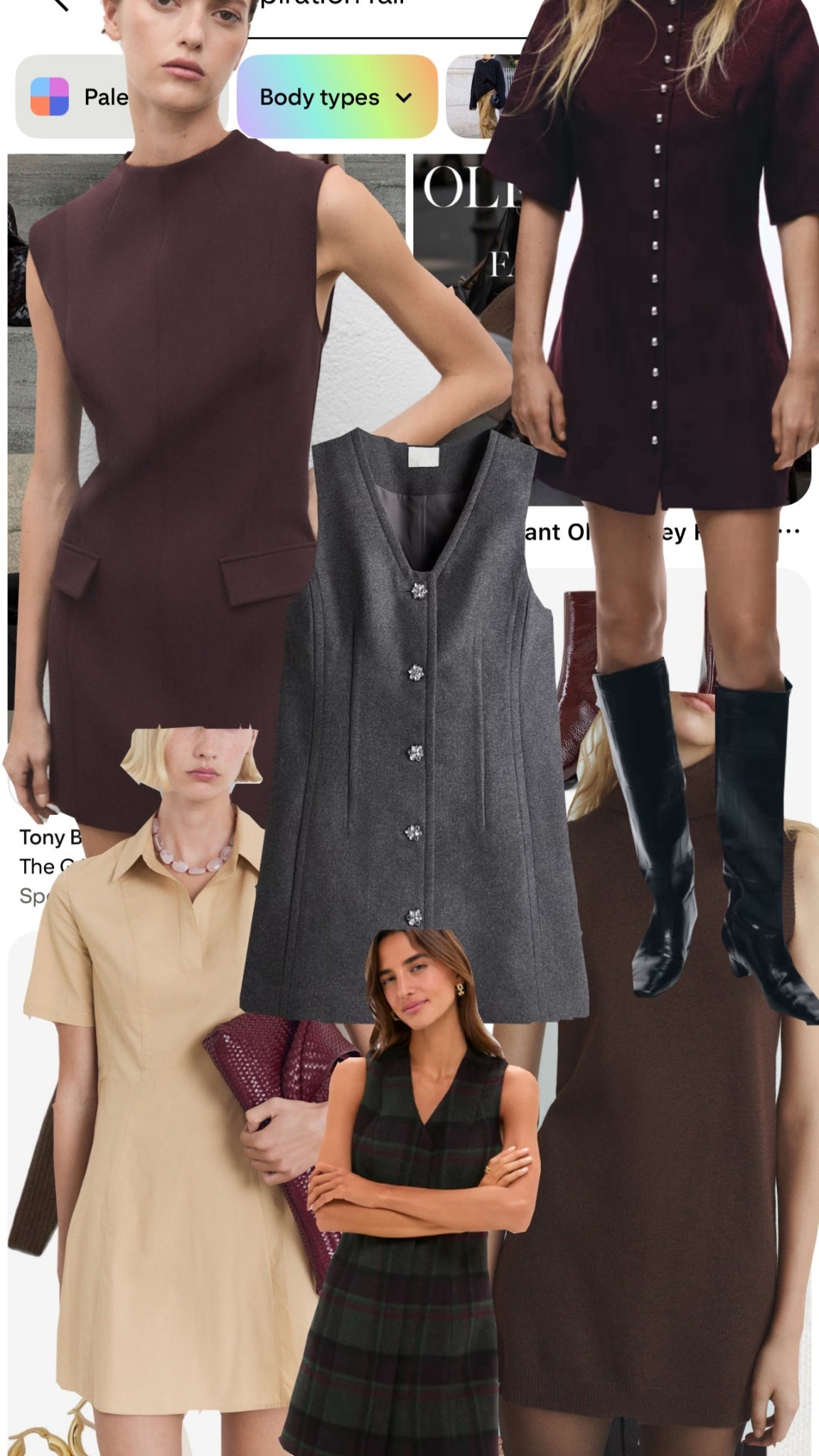 Fall/ thanksgiving dresses ! 
#fall #transition #sweaterdress #collarddress #comfydress #easydress #dressy #boots 