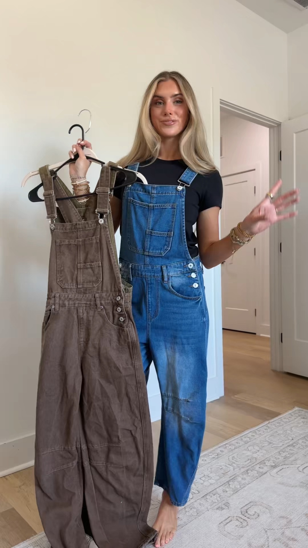 Amazon size xs PLNOTME Womens Denim Bib Overalls Barrel Leg Adjustable Strap Jean Pants Jumpsuits with Pockets

#LTKootd #LTKSaleAlert #LTKdayinmylife