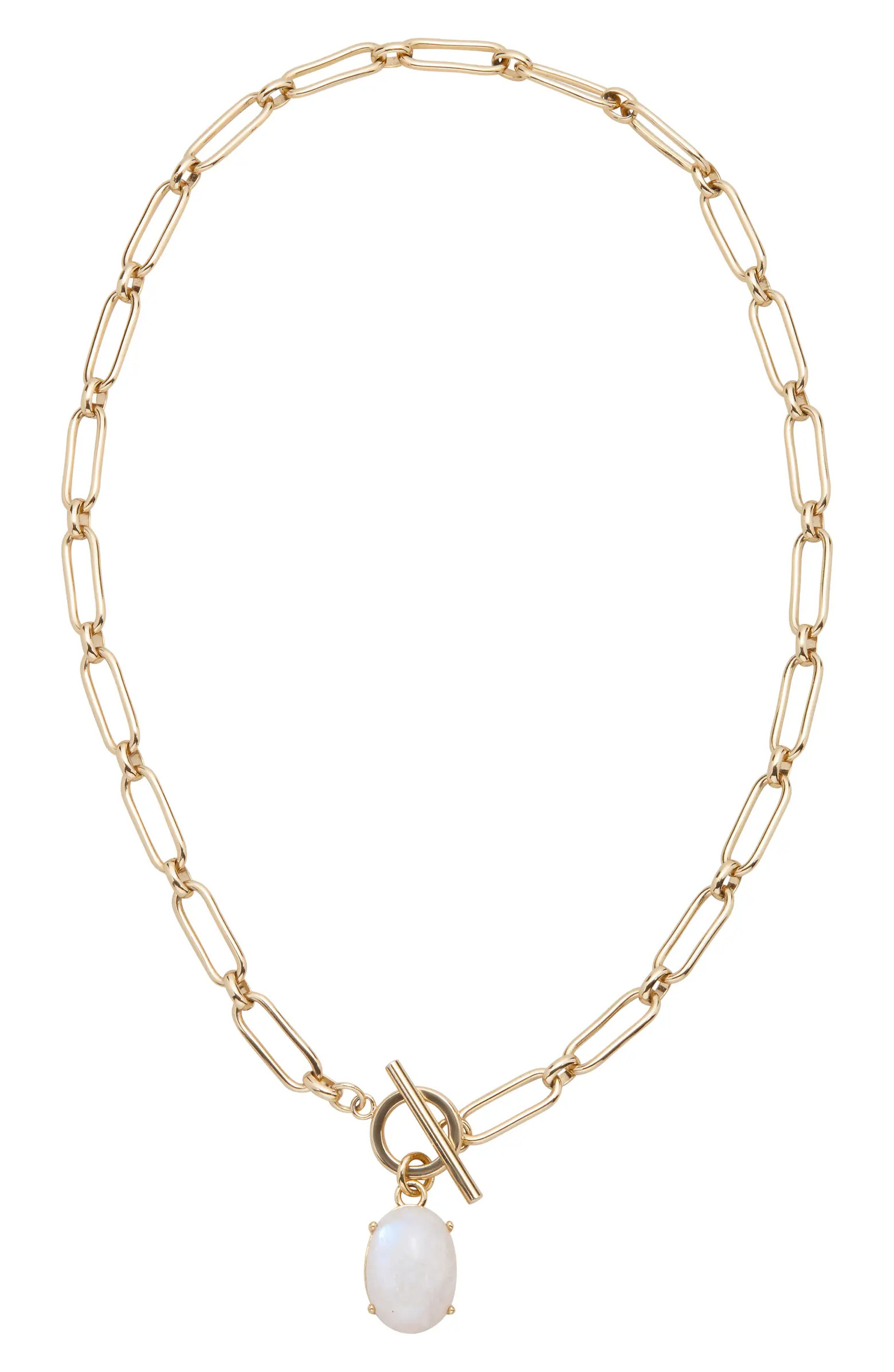 Luli Moonstone Toggle Pendant Necklace | Nordstrom