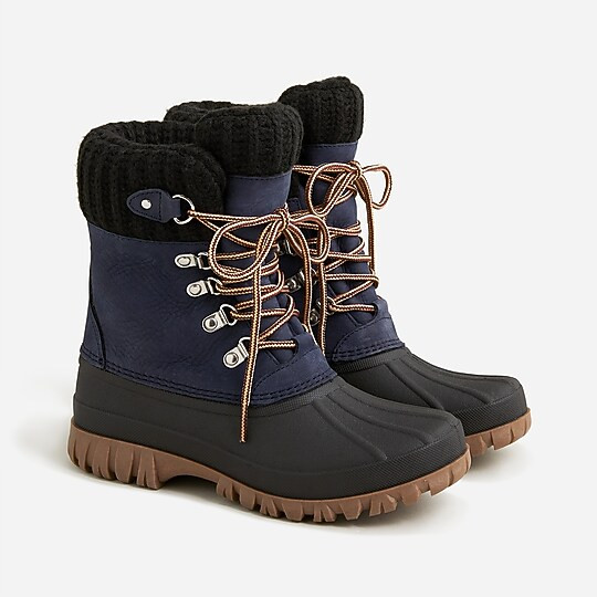 Perfect Winter boots with ribbed cuff | J. Crew US