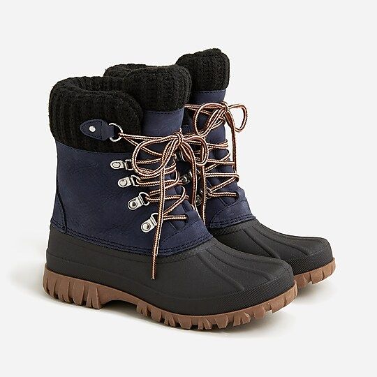 Perfect Winter boots with ribbed cuff | J.Crew US