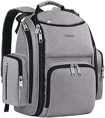 Diaper Bag Backpack, Large Travel Multifunction Waterproof Baby Nappy Changing Bag for Dad Mom wi... | Amazon (US)