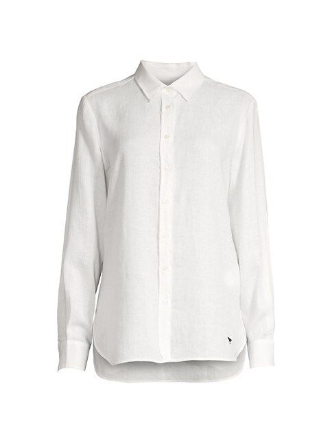 Werner Flax Linen Buttoned Shirt | Saks Fifth Avenue