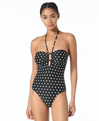 Michael Kors Women's Bandeau Neck Swim One-Piece - Macy's | Macy's