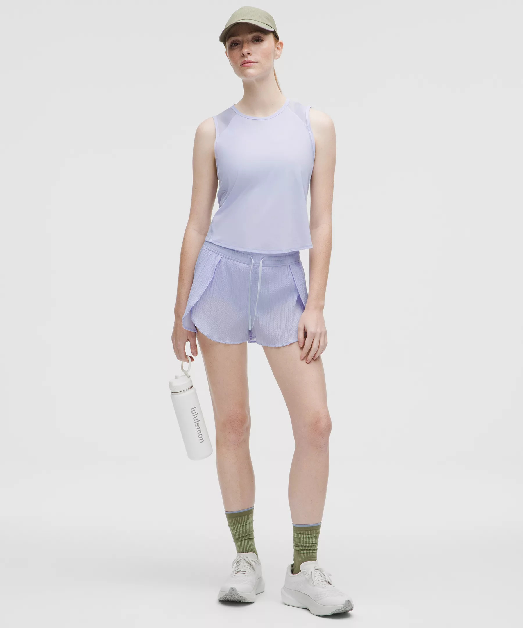 Negative Split Textured Run Short 2.5" | Lululemon (US)