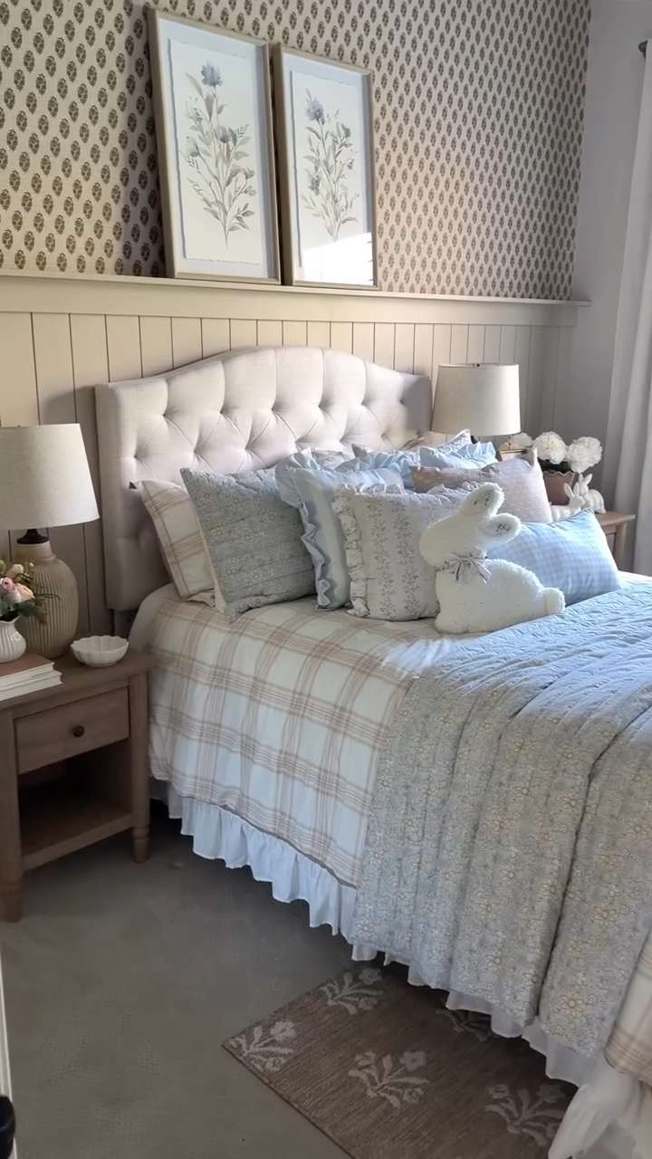 This Spring/ Easter pillow stack is *everything* This is going to look so so amazing in your home!! 

 #LTKSeasonal #LTKHome