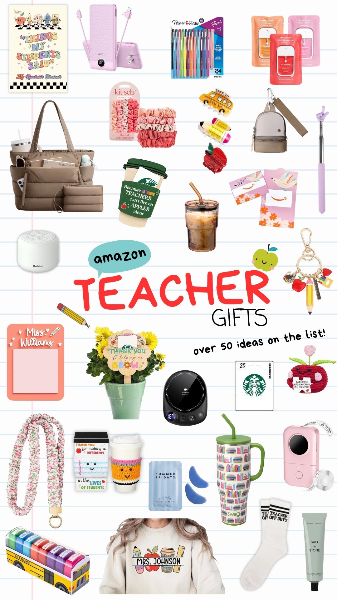 End of the year gifts for teachers on Amazon! Shop this and more on my Amazon storefront!

#LTKmomlife #LTKSaleAlert