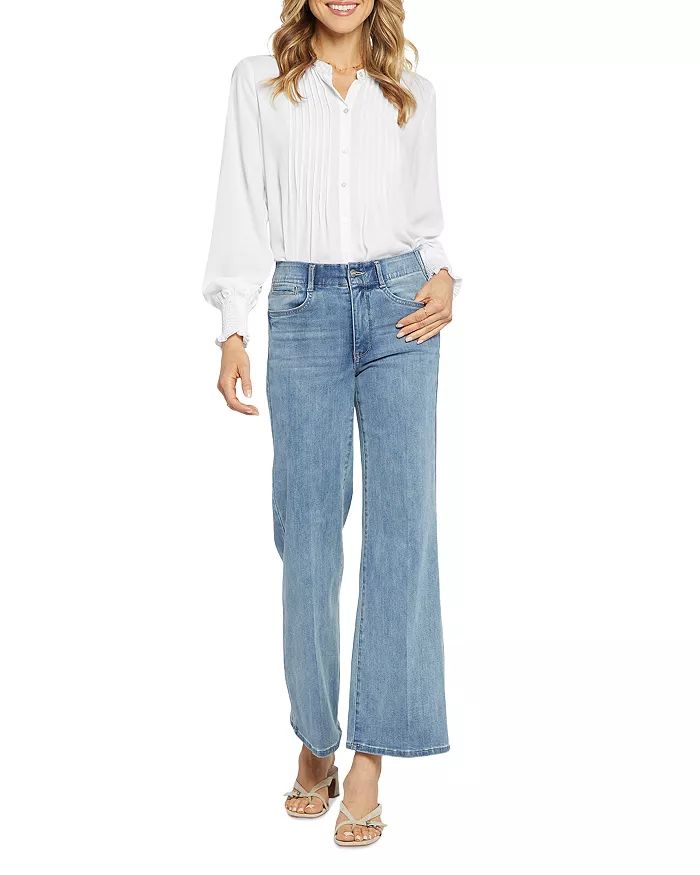 Waist-Match™ High Rise Major Wide Leg Jeans in Crystallin | Bloomingdale's (US)