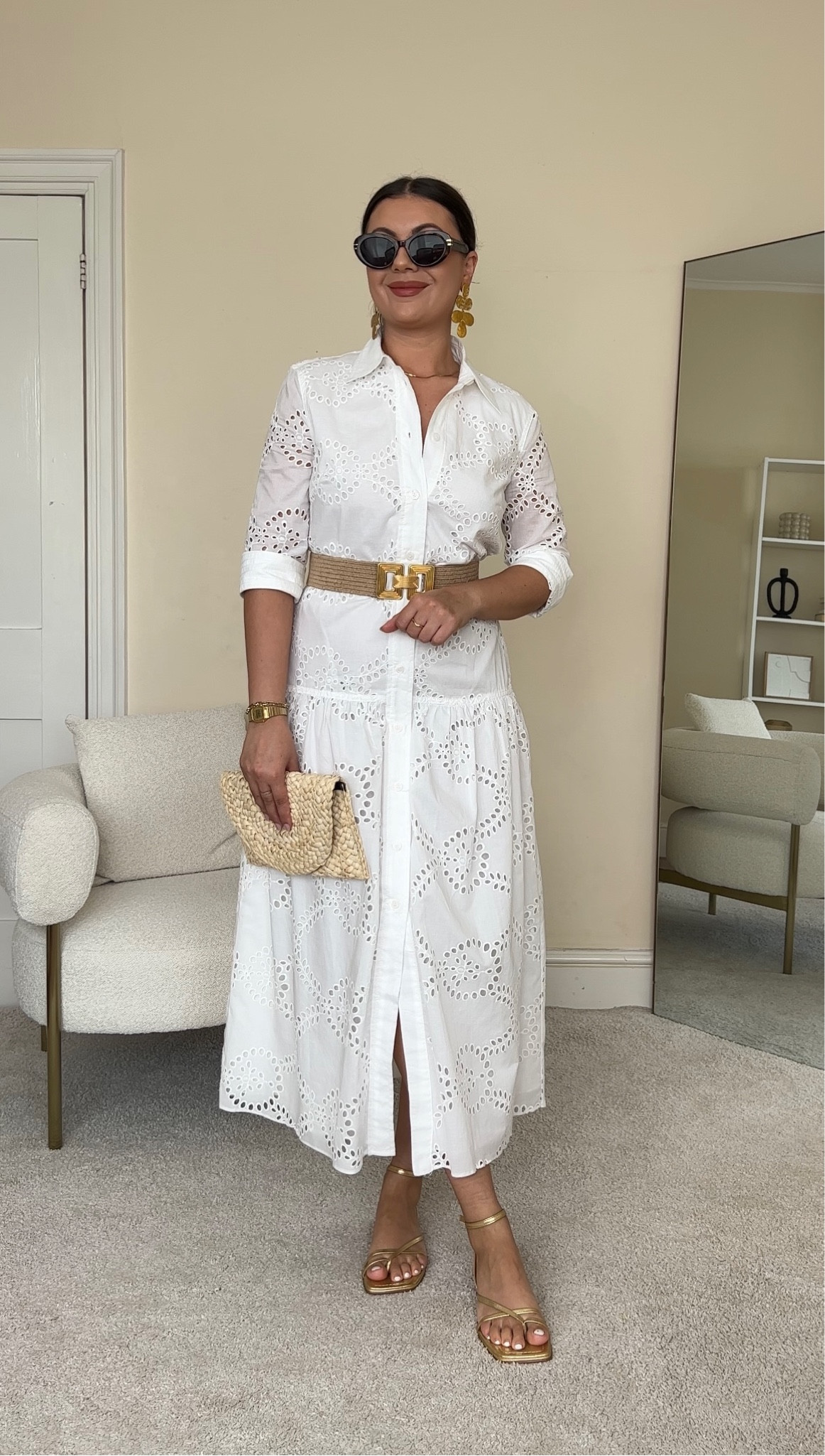 White summer dress outfit
Dress is from Zara, ref. 2896/994, wearing size M.

#LTKeurope #LTKstyletip #LTKunder100
