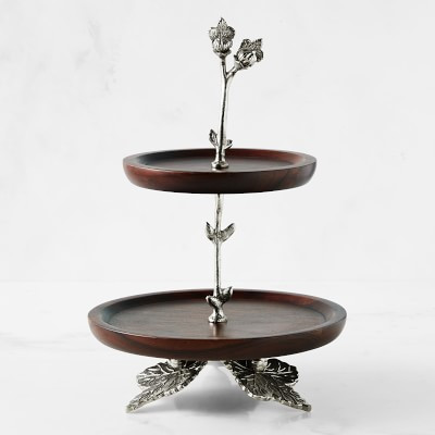 Autumn Vine Wood Tiered Stand | Williams-Sonoma