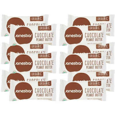 Jonesbar Organic Chocolate Peanut Butter Bar - Case of 12/1.7 oz | Target