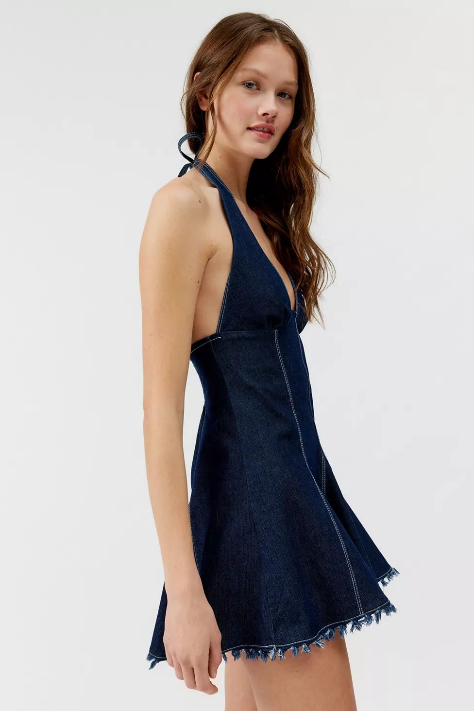 Kimchi Blue Hailey Halter Dress | Urban Outfitters (US and RoW)