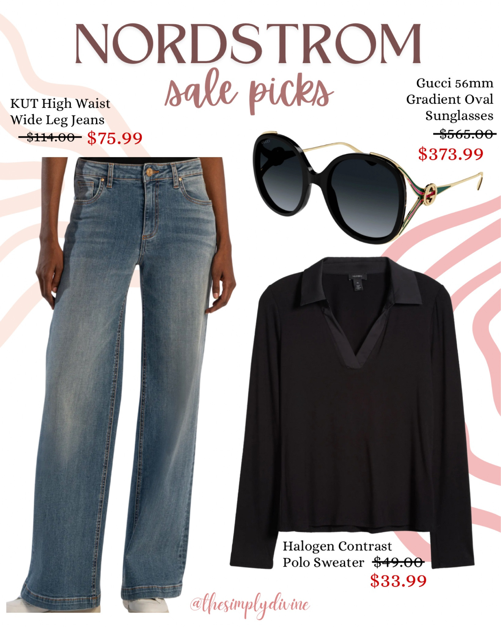 Nordstrom Anniversary Sales picks! Wide leg jeans, Gucci… what else could you need for a stunning OOTD?

#LTKSummerSales #LTKSaleAlert #LTKxNSale