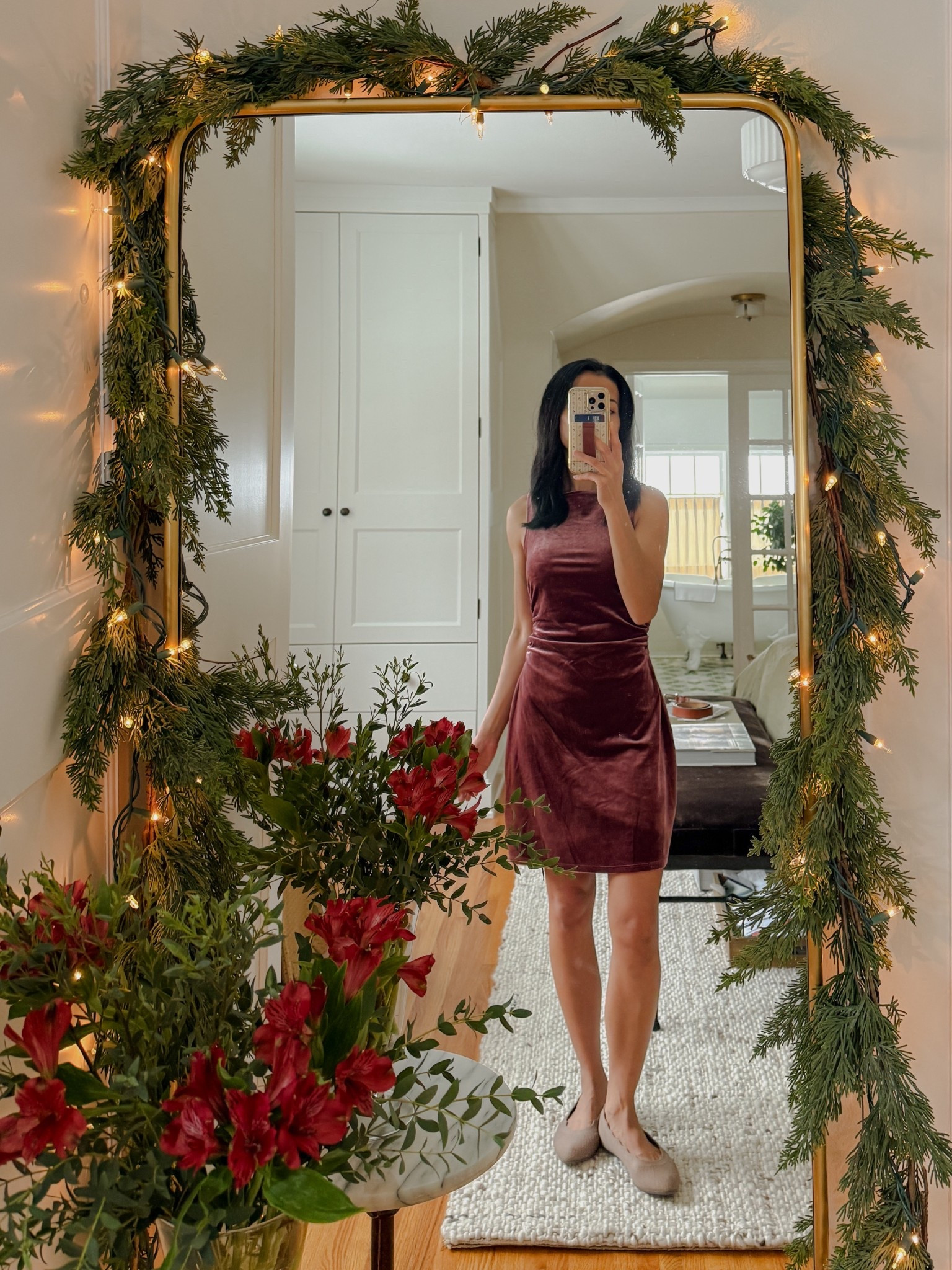 Outfit Option 1 for a holiday cocktail party I’m attending this weekend. I do have to steam to get the wrinkles out but it fits nicely, is affordable and I love this wine color. Wearing XXS  

#LTKHoliday #LTKPetite #LTKOver40