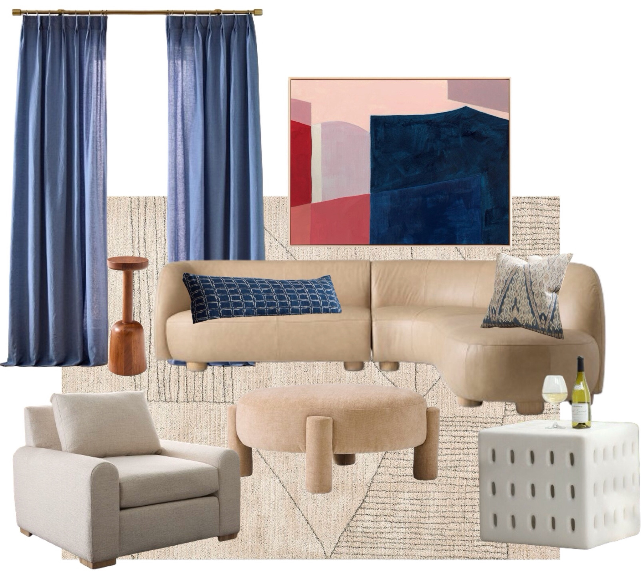 Statement Hues; textured neutrals and bold artwork | West Elm

#LTKsalealert #LTKhome #LTKSeasonal