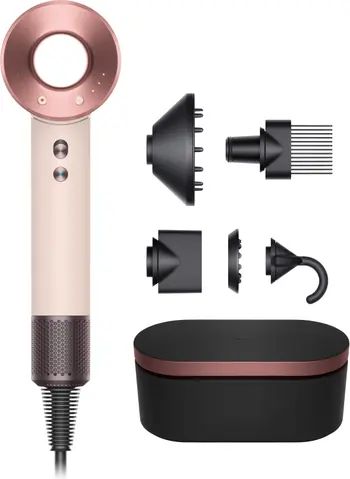 Limited-Edition Ceramic Pink & Rose Gold Supersonic™ Hair Dryer with Onyx & Rose Presentation C... | Nordstrom