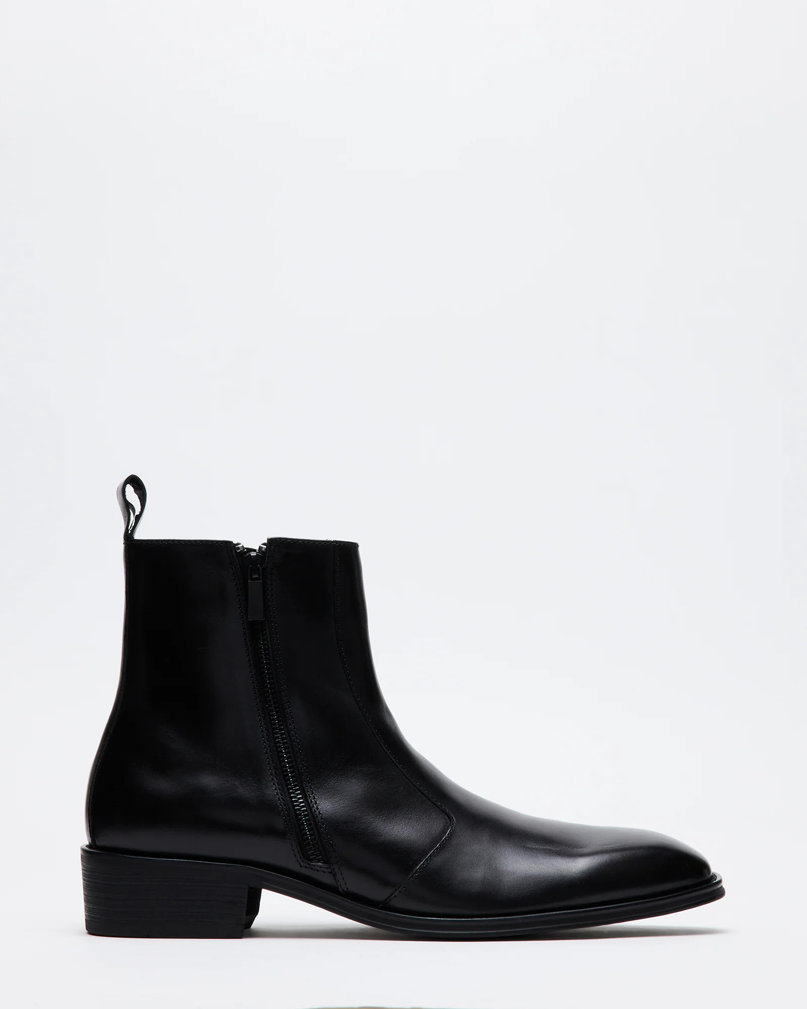 Haynes Black Leather | Steve Madden (US)