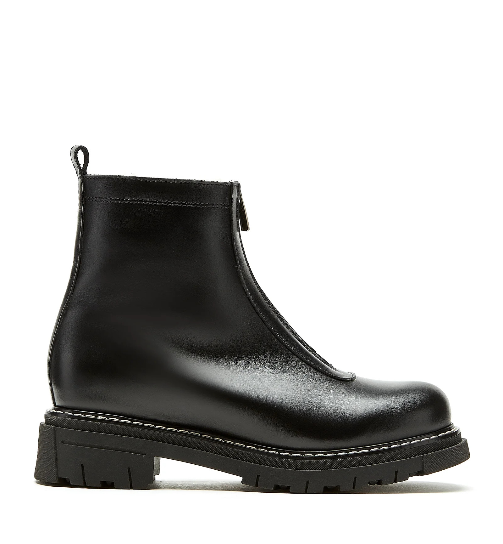 DELTA SHEARLING-LINED LEATHER BOOTIE | La Canadienne