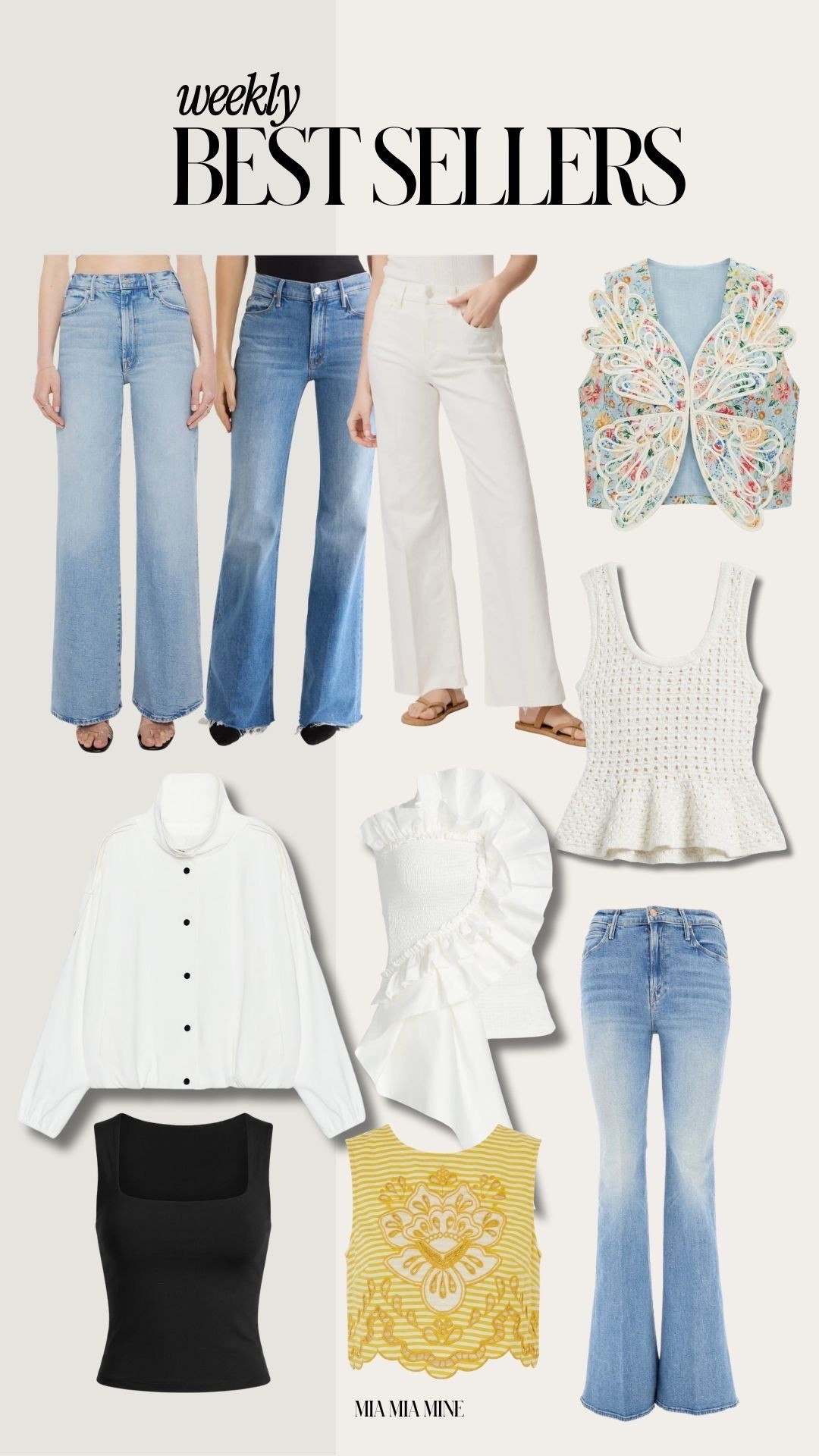 Last week’s best sellers
Mother denim on sale! Farm Rio on sale! 
Wearing a 23 in all denim and XXS in Farm Rio

#LTKOver40 #LTKSaleAlert #LTKootd