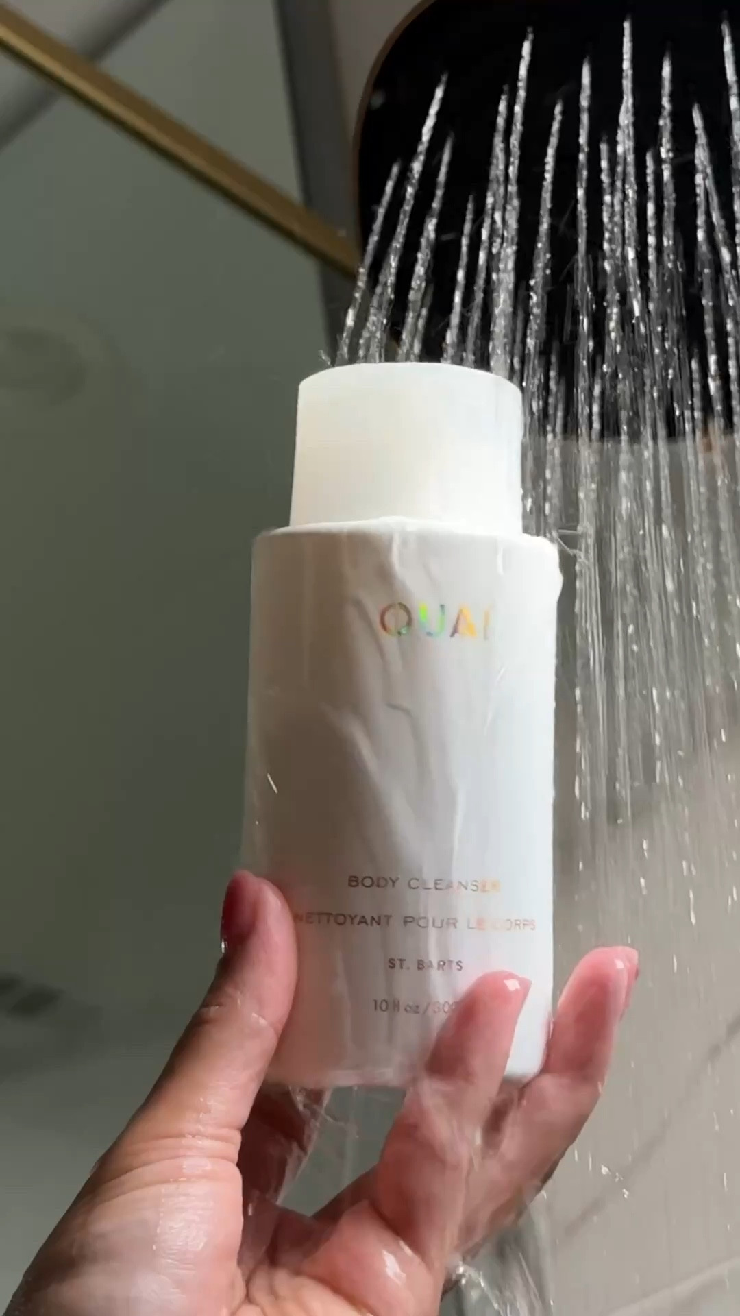 Morning shower routine 